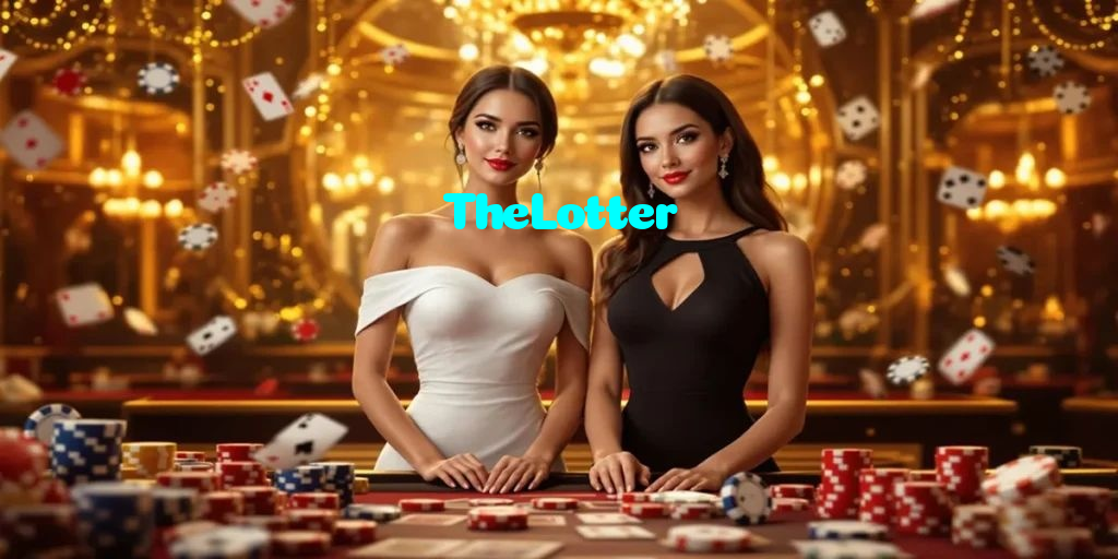 TheLotter casino presented on mobile device in Pakistan with slots and live games